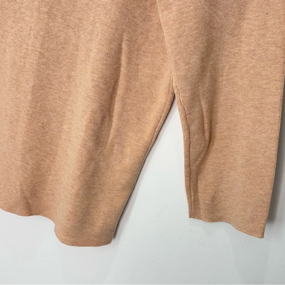 Talbots Ruffle Sweater Cardigan Size XL NEW Neutral Preppy E85 - Picture 14 of 16